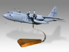 Lockheed C-130H USAF St Joseph Desk Wood Airplane New Model Large Scale 1/100
