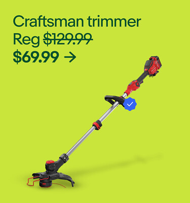 Craftsman trimmer Reg $129.99 $69.99