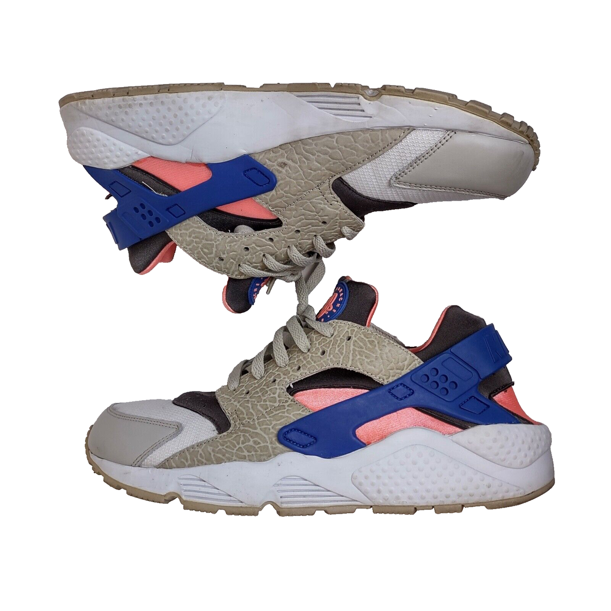 White Grey Blue And Pink Huaraches Buy Nike Air Huarache Craft