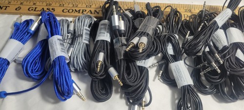 25+ AUXILIARY 3.5mm Cable Male to Male Car Audio Cord For Headphones/Car/Speaker - Picture 3 of 13