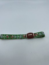 Avon 1987 Vintage Kids On The Go Touchdown Time Football Stretch Belt Green X1