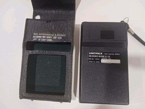 Unitrex Mini Handy 80M Digital Calculator W/ Case - Made In Japan - Picture 4 of 9