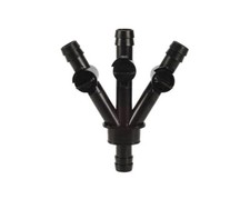 Ubbink Dreiwegehahn Regelbar 19 mm (3/4") für Teich Schlauch Wasserspeier