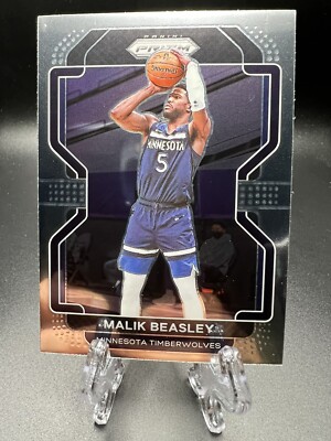 Malik Beasley 2021-22 Panini Prizm Base #98 Minnesota Timberwolves