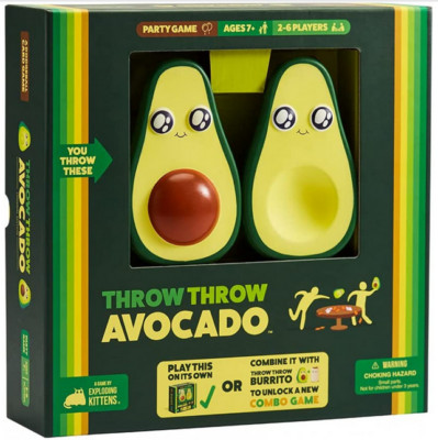 Throw Avocado Family Party Card Set Game Burrito Völkerball Brett Fortsetzung Explode