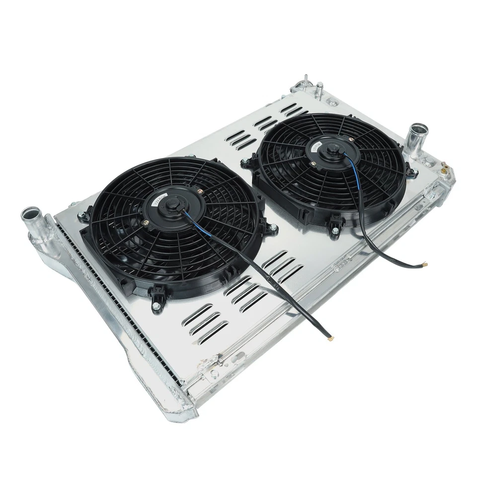 3 Row Aluminum Radiator Shroud Fan Relay For 82-92 Chevy Camaro Pontiac Firebird - Image 4 of 4