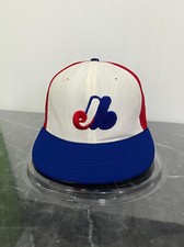 Montreal Expos Vintage 1989 New Era Hat Cap MLB Size 7 3/8 USA