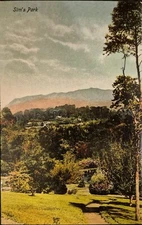 RARE POSTCARD 1900S,  SIM'S PARK COONOOR   INDIA