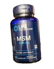 Life Extension Msm 1,000 mg 100 Caps 9/25