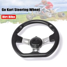 Volante 10" 270mm Carreras Todoterreno Para Carro Deportivo Parte 150-300CC Go Kart