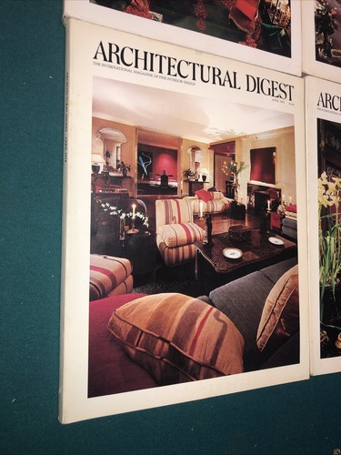 Vintage Lot of 6 Issues Architectural Digest Magazine 1978 - Picture 5 of 9