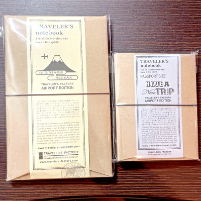 TRAVELERS FACTORY Notebook Narita Airport Edition SET of Regular