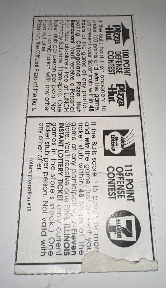 Ingresso esboço Spurs Bulls NBA Michael Jordan David Robinson HOF 17/01/1992 - Imagem 2 de 2
