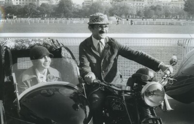 Paris Auteuil Fashion Week Grand Steeple-Chase Marcel Zanini Old photo Huet 1972