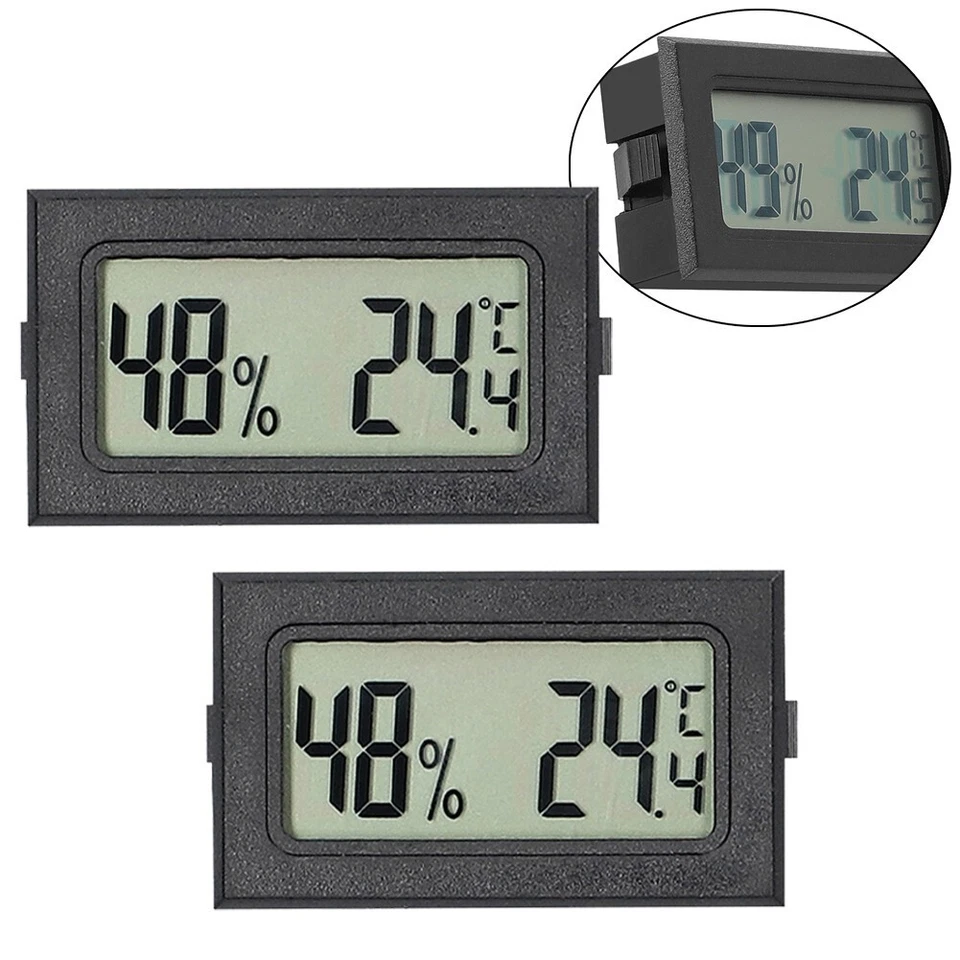 Termometro Igrometro Digitale per Monitoraggio Temperatura Interna e Umidità - Immagine 2 di 4