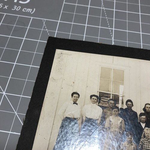 Foto de clase escuela Percival foto de estudio vintage a bordo Minnie Olson Wickman - Imagen 8 de 24