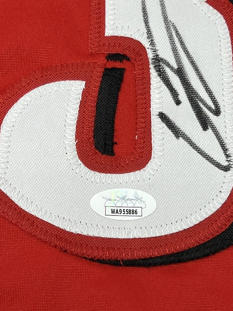 Christian Encarnacion Strand Hand Signed Cincinnati Reds Red