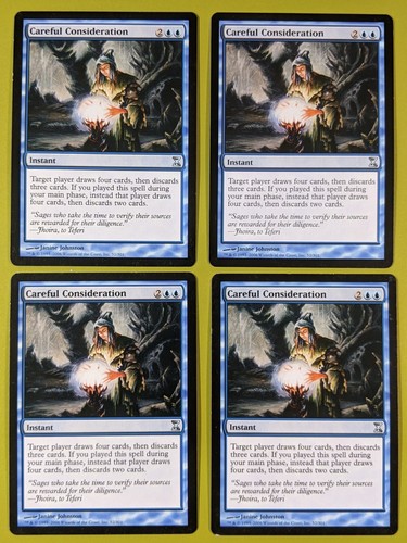 Careful Consideration x4 Time Spiral 4x Playset Magic the Gathering MTG