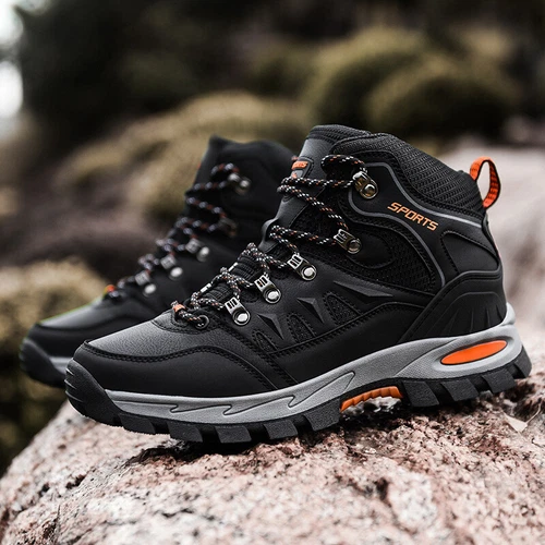 Herren Trekkingschuhe Sneaker Outdoor Wanderschuhe Sportschuhe Schnürschuhe - Bild 5 von 15