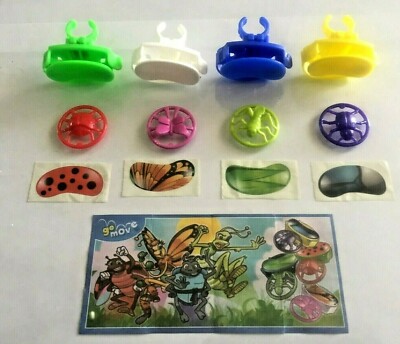 KINDER СЮРПРИЗ GO MOVE BUGS ИГРЫ ПОЛНЫЙ КОМПЛЕКТ SD074 SD075 SD076