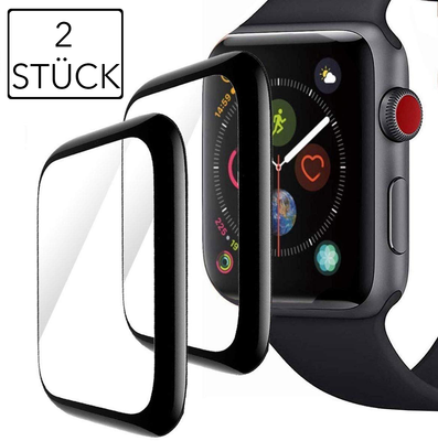 CELLBEE 2 Stück Schutzfolie Folie Apple Watch Series 4/5 Unzerbrechlich  Curved | eBay