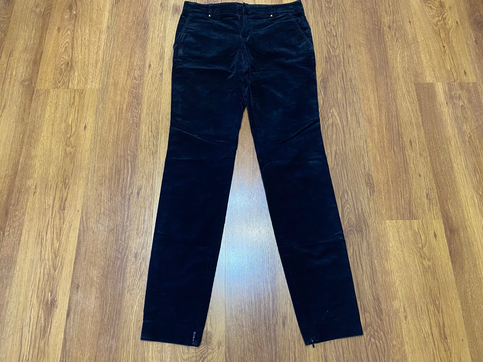 PANTALON ROBE CHINO MÉLANGE COTON VELOURS gucci indigo marine   IT 42