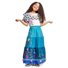 Disney Store Encanto Mirabel Deluxe Dress - Costume - Dress up - Size 9/10 NEW