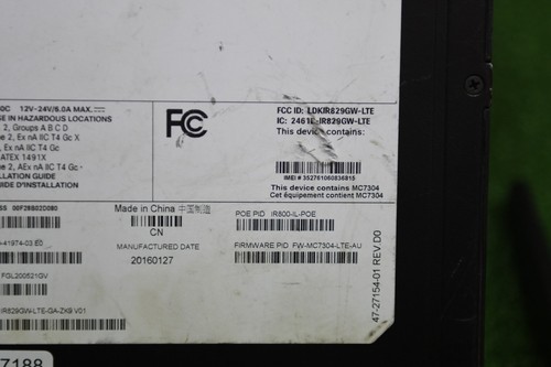 Cisco IR829GW-LTE-GA-Z/K9 IR829 4G/LTE 802.11n ETSI Integrated Services Router - Picture 4 of 5