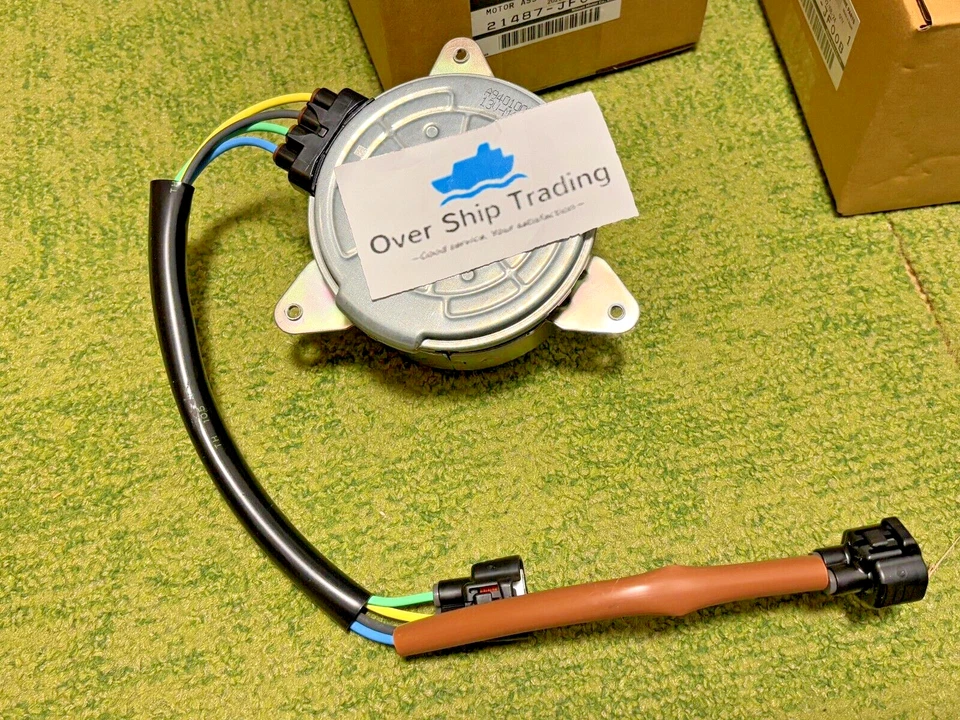 Infiniti Genuine FX50 Q70 Nissan GT-R R35 09-24 Cooling Fan Motor Pair OEM JDM Foto 2 de 4