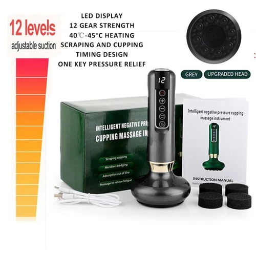 Elektrisches Schröpfen Massagegerät Vakuum Saugnapf GuaSha Anti Cellulite Beauty Tools - Bild 2 von 13