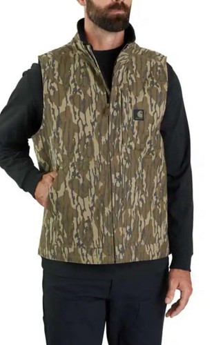 Carhartt Rugged Flex Duck Sherpa Lined Rain Defender Loose Camo Vest!!(XXL) - Bild 1 von 5
