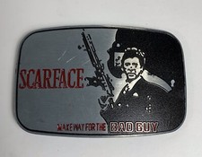 Scarface Belt Buckle Bad Guy Metal