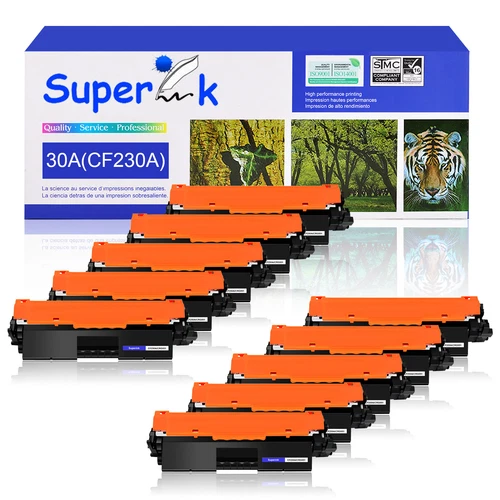 10PK Black CF230A Toner for HP LaserJet Pro M203dw M203dn MFP M227fdn M227fd