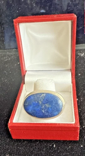 Vintage Mens Lapis Lazuli Sterling 925 ring