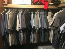 Mechanic Button Up Shirt Work Uniform Short Sleeve and hi-visility