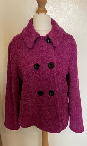 betty jackson Gr. 12 rosa/lila Knopfleiste Smart Jacket