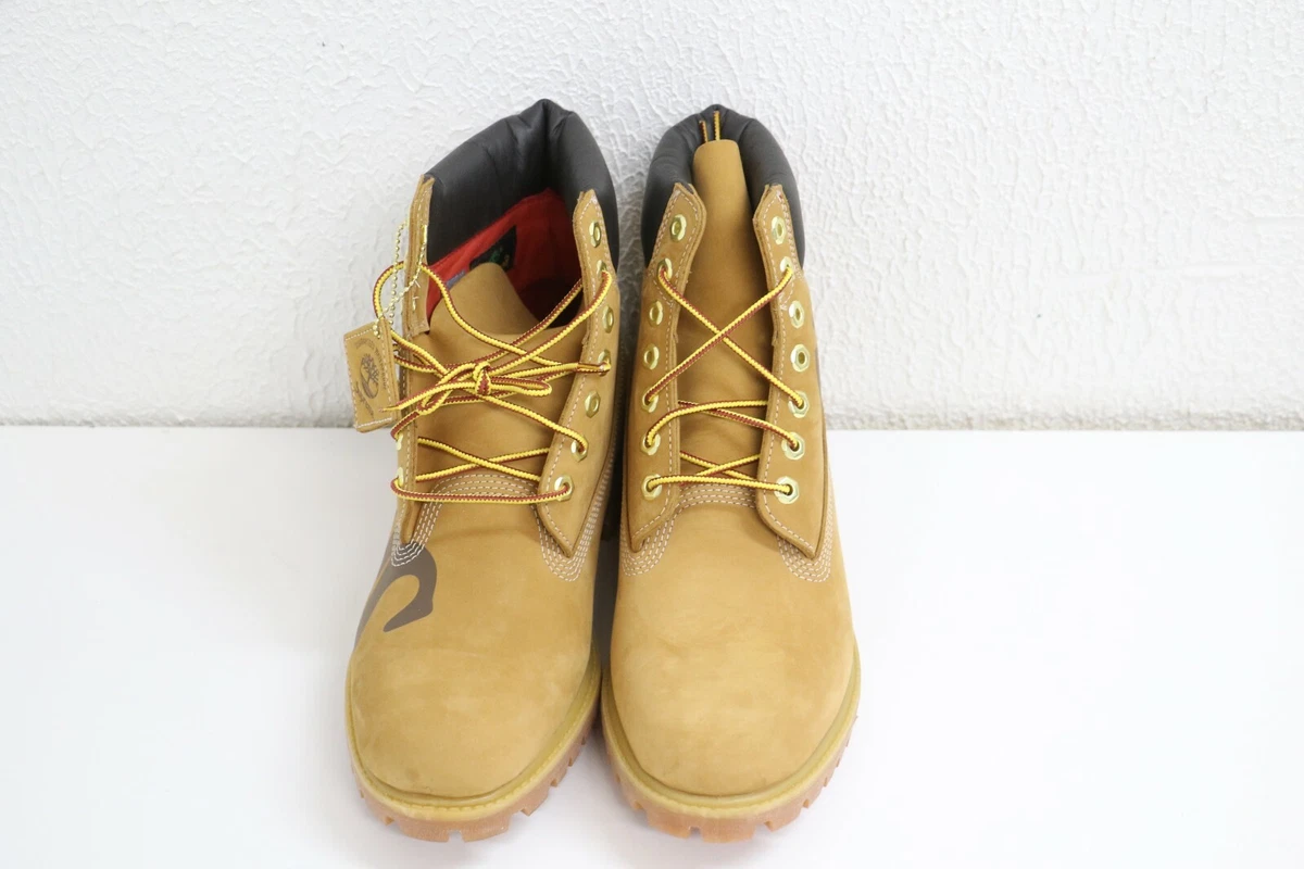 Supreme Timberland 6-Inch Premium Waterproof Wheat Boot Size 9.5/EU 43.5