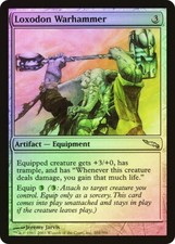 Mirrodin  MTG  FOIL  Loxodon Warhammer  Magic
