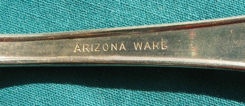 Lot of 6 Arizona Ware nickel silver (?) Teaspoons - Picture 5 of 5