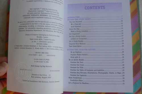 Super STUDY SKILLS-Ultimate Guide to Tests&Studying,Rozakis LN PB Scholastic Gde - Bild 3 von 11
