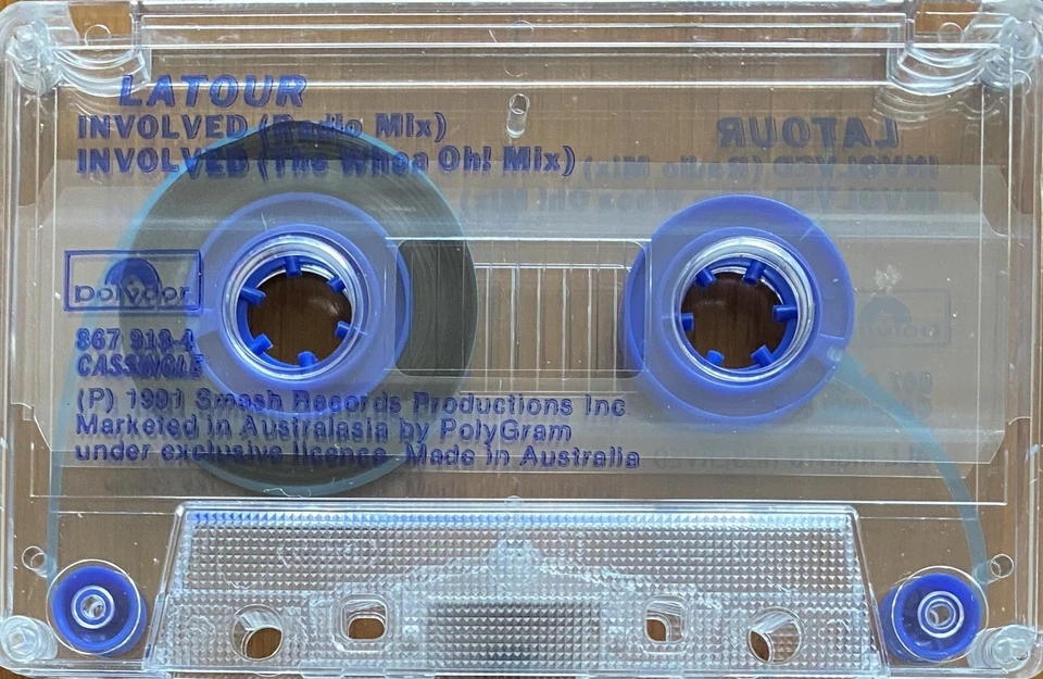 LaTour Involved Australian Cassette Cassingle  - Image 3 of 4