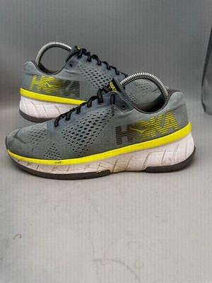 Hoka One One Cavu 1019282 Blue Yellow Running Sneakers Shoes Women's Size 9