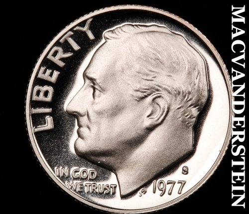 1977-S Roosevelt Dime-Choice Gem Proof Lustrous No Reserve #KLB2792