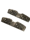 Pair of Vintage Made in Holland Figural Comb Holders Dutch Village Scene — photo 1