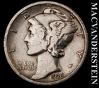1926 Silver Mercury Dime - Scarce  Better Date  No Reserve  #L849