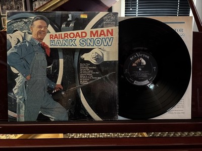 Hank Snow - Railroad Man - In Shrink Wrap - 1963 Mono Vinyl LP w/ Inner VG+/VG+