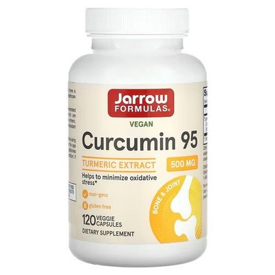 Jarrow Formulas Curcumin 95, Turmeric Extract, 500 mg, 120 Veggie Caps
