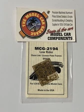 The Model Car Garage MCG-2194 Low Rider License Plate frame  1/24-1/25 PhotoEtch