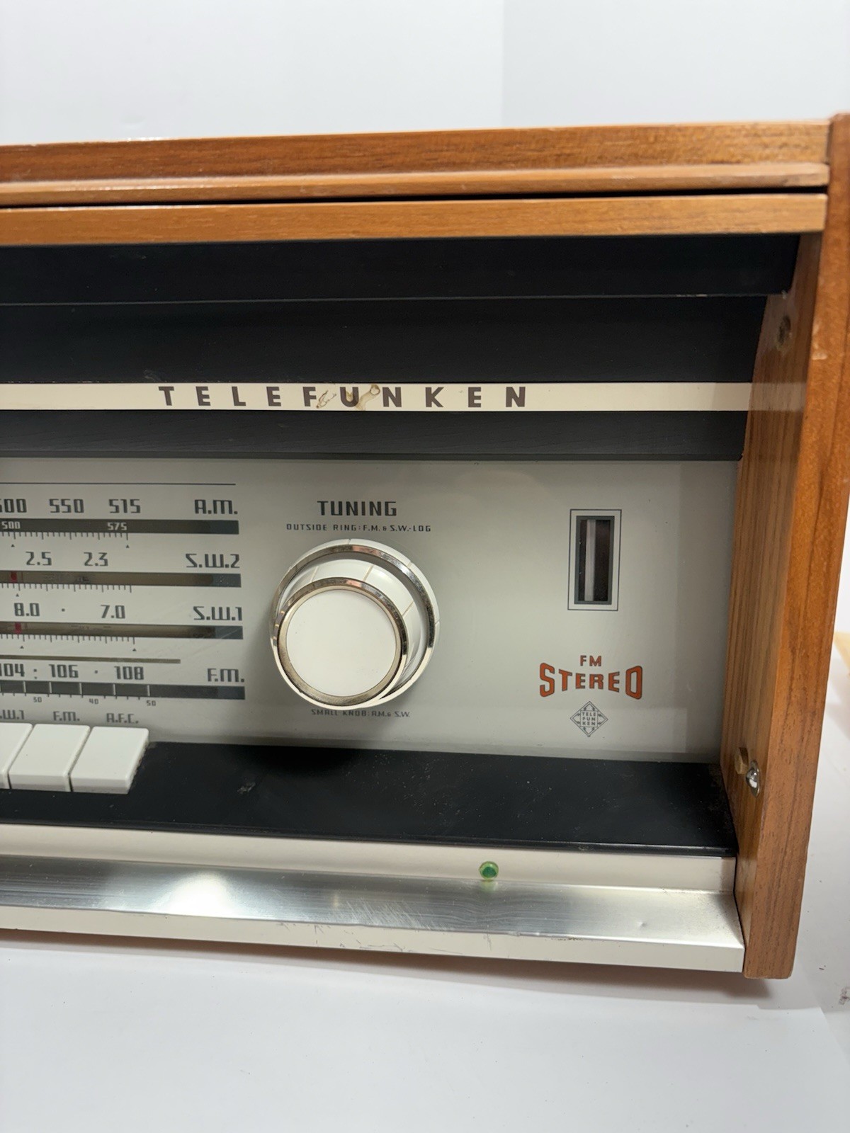 Telefunken Opus 5430 MX Hi Fi 110v USA AM-FM Tube Amp Radio RARE Parts Only