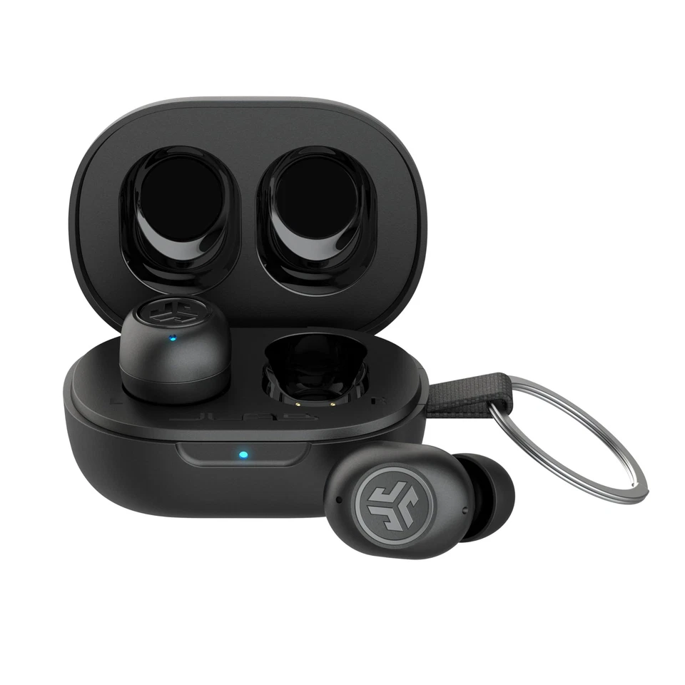 JLab True Wireless Earbuds JBuds Mini In-Ear Earphone Key Ring Black 3242803 U